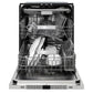 ZLINE Monument Autograph Edition 24-Inch Top Control Built-In Dishwasher, Panel Ready, Traditional Polished Gold Handle, 44 dBA, DWMTZ-24-G
