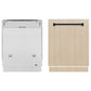 ZLINE Autograph Edition 24 In. Tall Dishwasher, Touch Control, in Custom Panel Ready with Matte Black Handle, DWMTZ-24-MB