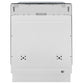 ZLINE Autograph Edition 24 In. Tall Dishwasher, Touch Control, in Custom Panel Ready with Matte Black Handle, DWMTZ-24-MB