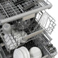 ZLINE Monument Autograph Edition 24-Inch Top Control Built-In Dishwasher, Stainless Steel Panel, Polished Gold Handle, 44 dBA, DWMTZ-304-24-G