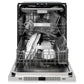ZLINE Autograph Edition 24 In. Tall Dishwasher, Touch Control, in Stainless Steel with Gold Handle, DWMTZ-304-24-G