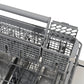 ZLINE Monument Autograph Edition 24-Inch Top Control Built-In Dishwasher, Stainless Steel Panel, Polished Nickel Helix Handle, 44 dBA, DWMTZ-30424-KPN