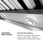 ZLINE 42" Under Cabinet Outdoor Grill Hood, GOU2-42
