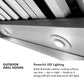 ZLINE 48" 2,000 CFM Under Cabinet Outdoor Grill Hood, GOU1-48
