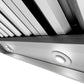 ZLINE 60" 2,000 CFM Wall Mount Outdoor Grill Hood, GOW1-60