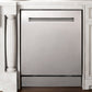 ZLINE 24 in. Top Control Dishwasher in Stainless Steel and Traditional Style Handle, DW-304-H-24