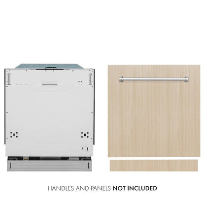 ZLINE Classic 24-Inch Top Control Built-In Dishwasher, Panel Ready, 52 dBA (DW7713-24)