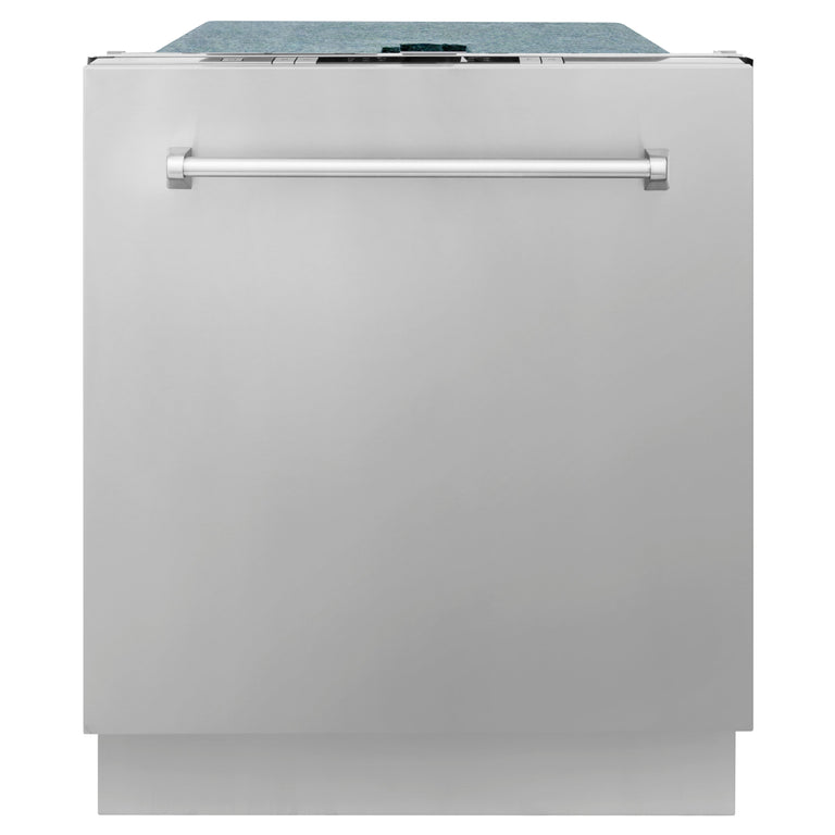 ZLINE Appliance Package - 48" Gas Range, Range Hood Insert and Dishwasher, 3KP-SGRRHI48-DW