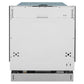 ZLINE 24 in. Top Control Dishwasher in Custom Panel Ready with Stainless Steel Tub, DW7713-24
