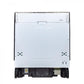 ZLINE Classic 24-Inch Top Control Built-In Dishwasher, Satin Stainless Steel Panel, Modern Handle, 52 dBA, DW-SN-24