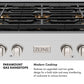 ZLINE Autograph Edition 30" Paramount Gas Rangetop with 4 Burner DuoPro™ Cooktop in Satin Stainless Steel and Champagne Bronze Accents, PSRTSZ-30-CB