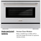 ZLINE 30" 4.2 cu. ft. Paramount Dual Fuel Range with 4 Burner DuoPro™ Cooktop and Electric Convection Oven with White Matte Door, PSDR-WM-30
