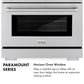 ZLINE Autograph Edition 30" 4.2 cu. ft. Paramount Gas Range with 4 Burner DuoPro™ Cooktop and Convection Gas Oven in Stainless Steel with White Matte Door and Matte Black Accents, PSGRZ-WM-30-MB