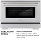 ZLINE 30" 4.2 cu. ft. Paramount Gas Range with 4 Burner DuoPro™ Cooktop and Convection Gas Oven in Satin Stainless Steel with Black Matte Door, PSGRS-BLM-30