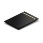 ZLINE 18" Autograph Edition Dishwasher in Black Stainless Steel with Gold Handle, DWVZ-BS-18-G