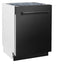 ZLINE Tallac 24-Inch Top Control Built-In Dishwasher, Black Stainless Steel Panel, Traditional Handle, 51 dBA, DWV-BS-24