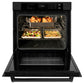 ZLINE 30" Professional Single Wall Oven with Air Fry and Self-Clean in Black Stainless Steel, WASB-30