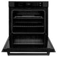 ZLINE 30" Professional Single Wall Oven with Air Fry and Self-Clean in Black Stainless Steel, WASB-30