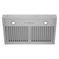 ZLINE 28 in. 500 CFM DuraMount™ Wall Mount Range Hood Insert in Stainless Steel, 683-28