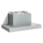 ZLINE 34 in. 700 CFM DuraMount™ Wall Mount Range Hood Insert in Stainless Steel, 683-34