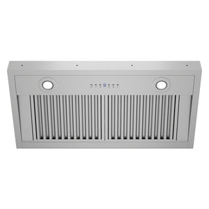 ZLINE 34 in. 700 CFM DuraMount™ Wall Mount Range Hood Insert in Stainless Steel, 683-34
