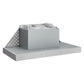 ZLINE 40 in. 700 CFM DuraMount™ Wall Mount Range Hood Insert in Stainless Steel, 683-40