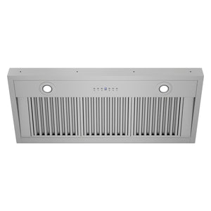 ZLINE 40 in. 700 CFM DuraMount™ Wall Mount Range Hood Insert in Stainless Steel, 683-40
