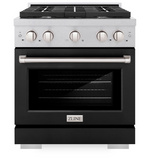 Stainless steel professional gas range by ZLINE