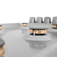 ZLINE 36 in. Dropin Cooktop with 6 Gas Brass Burners, RC-BR-36