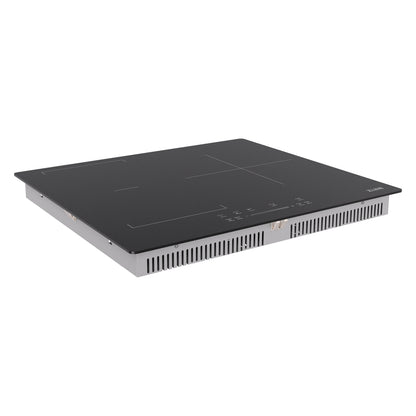 ZLINE 24-Inch Induction Cooktop, 3 Elements, 1 Bridge Zone, Anti-Scratch Matte Glass, Drop-In, FCIND-24
