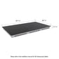 ZLINE 36-Inch Induction Cooktop, 5 Elements, 2 Bridge Zones, Anti-Scratch Matte Glass, Drop-In, FCIND-36