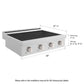 ZLINE 30" Paramount Induction Rangetop with 4 Element Cooktop in Stainless Steel, SINRT30