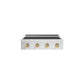ZLINE Autograph Edition 30" Paramount Induction Rangetop with 4 Element Cooktop in Satin Stainless Steel and Champagne Bronze Accents, SINRTSZ-30-CB