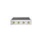 ZLINE Autograph Edition 30" Paramount Induction Rangetop with 4 Element Cooktop in Stainless Steel and Champagne Bronze Accents, SINRTZ-30-CB