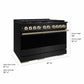ZLINE Marino Autograph Edition 48-Inch 6.7 cu. ft. Dual Fuel Range, 8 Brass Burners, Double Oven, Convection Oven, Reversible Griddle, Black Stainless Steel with Champagne Bronze Accents, MDRBZ-48-CB