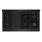 ZLINE Marino Autograph Edition 48-Inch 6.7 cu. ft. Dual Fuel Range, 8 Brass Burners, Double Oven, Convection Oven, Reversible Griddle, Black Stainless Steel with Champagne Bronze Accents, MDRBZ-48-CB