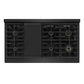 ZLINE Marino 48-Inch 6.7 cu. ft. Gas Range, 8 Brass Burners, Double Oven, Convection Oven, Reversible Griddle, Black Stainless Steel, MGRB-BR-48