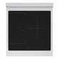 ZLINE Autograph Edition 24 in. 3.2 cu. ft. Marino Induction Range with 3 Element Cooktop and Electric Convection Oven in Satin Stainless Steel with Matte Black Accents, MINRSZ-24-MB