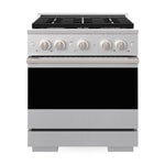 ZLINE Marino 30-Inch 4.2 cu. ft. Dual Fuel Range, 4 Burners, Convection Oven, Satin Stainless Steel, MDRS-30