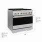 ZLINE Marino 36-Inch 5.2 cu. ft. Dual Fuel Range, 6 Brass Burners, Convection Oven, Satin Stainless Steel, MDRS-BR-36