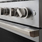 ZLINE Marino 36-Inch 5.2 cu. ft. Dual Fuel Range, 6 Brass Burner DuoPro™ Cooktop, Convection Oven, Satin Stainless Steel, PMDRS-36