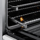 ZLINE Marino Autograph Edition 48-Inch 6.7 cu. ft. Dual Fuel Range, 8 Brass Burners, Double Oven, Convection Oven, Reversible Griddle, Satin Stainless Steel with White Matte Door and Champagne Bronze Accents, MDRSZ-WM-48-CB