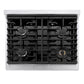 ZLINE Marino 30-Inch 4.2 cu. ft. Gas Range, 4 Burners, Convection Oven, Satin Stainless Steel, MGRS-30