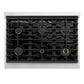 ZLINE Marino 36-Inch 5.2 cu. ft. Gas Range, 6 Burners, Convection Oven, Satin Stainless Steel, MGRS-36