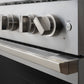 ZLINE Marino 36-Inch 5.2 cu. ft. Gas Range, 6 Brass Burners, Convection Oven, Satin Stainless Steel, MGRS-BR-36
