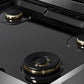ZLINE Marino Autograph Edition 30-Inch 4.2 cu. ft. Dual Fuel Range, 4 Brass Burners, Convection Oven, Stainless Steel with Champagne Bronze Accents, MDRZ-30-CB