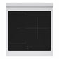 ZLINE 24 in. 3.2 cu. ft. Marino Induction Range with 3 Element Cooktop and Electric Convection Oven in Satin Stainless Steel, MINRS-24