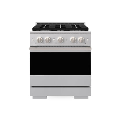 ZLINE Marino 30-Inch 4.2 cu. ft. Dual Fuel Range, 4 Burners, Convection Oven, Stainless Steel, MDR30