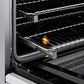 ZLINE Autograph 48 in. 6.7 cu. ft. Marino Dual Fuel Range with 8 Burner DuoPro™ Cooktop and Dual Ovens with White Matte Doors and Champagne Bronze Accents, PMDRZ-WM-48-CB - Racks Detail