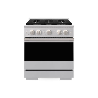 ZLINE Marino 30-Inch 4.2 cu. ft. Gas Range, 4 Burners, Convection Oven, Stainless Steel, MGR30